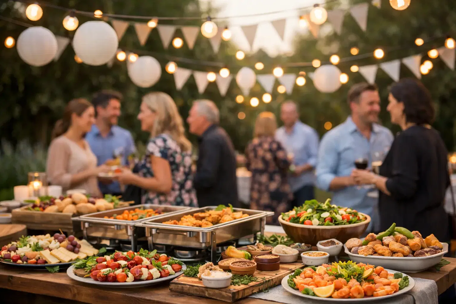 Buffet catering verjaardag die echt sfeer brengt
