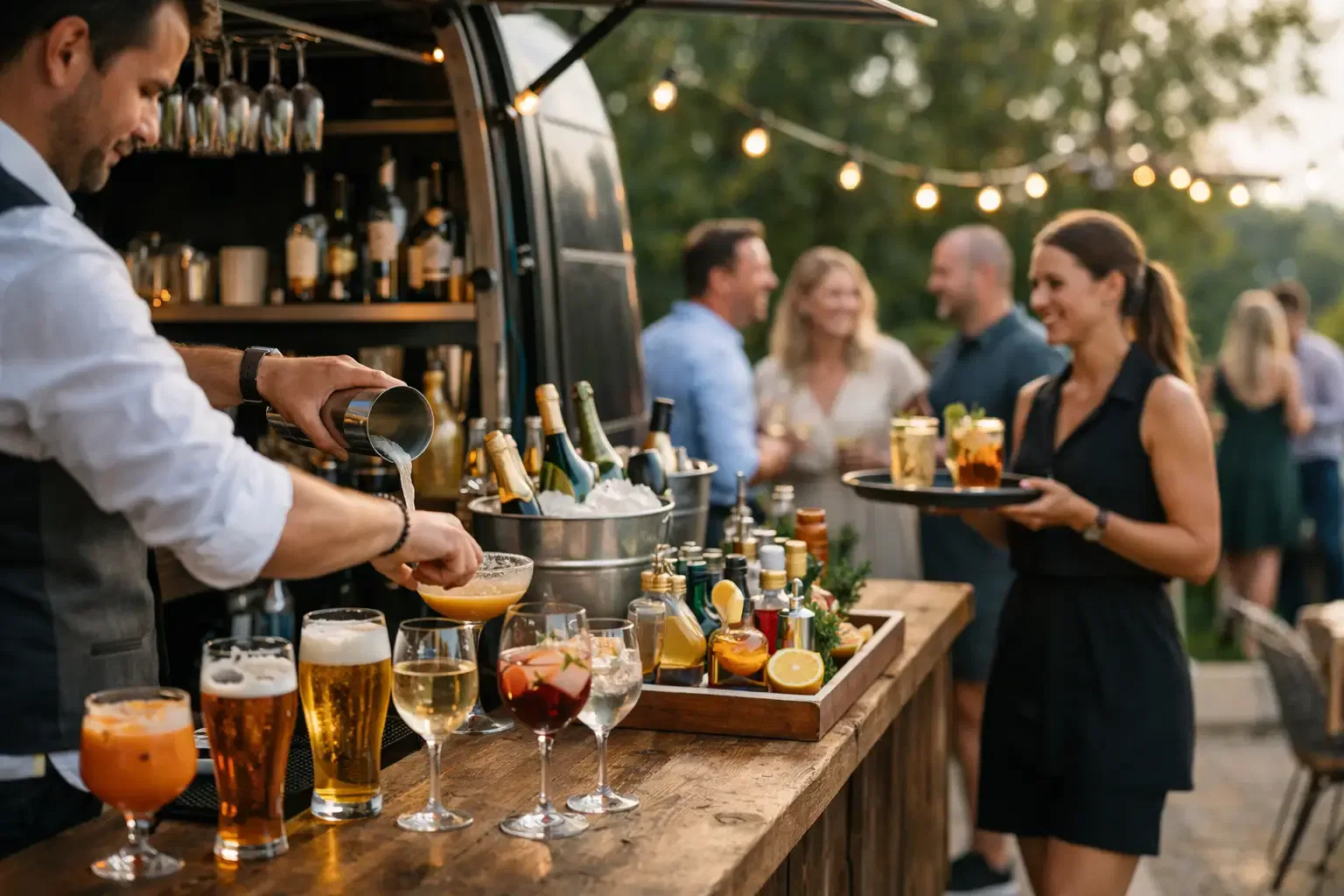 Drankenservice op locatie die je feest draagt