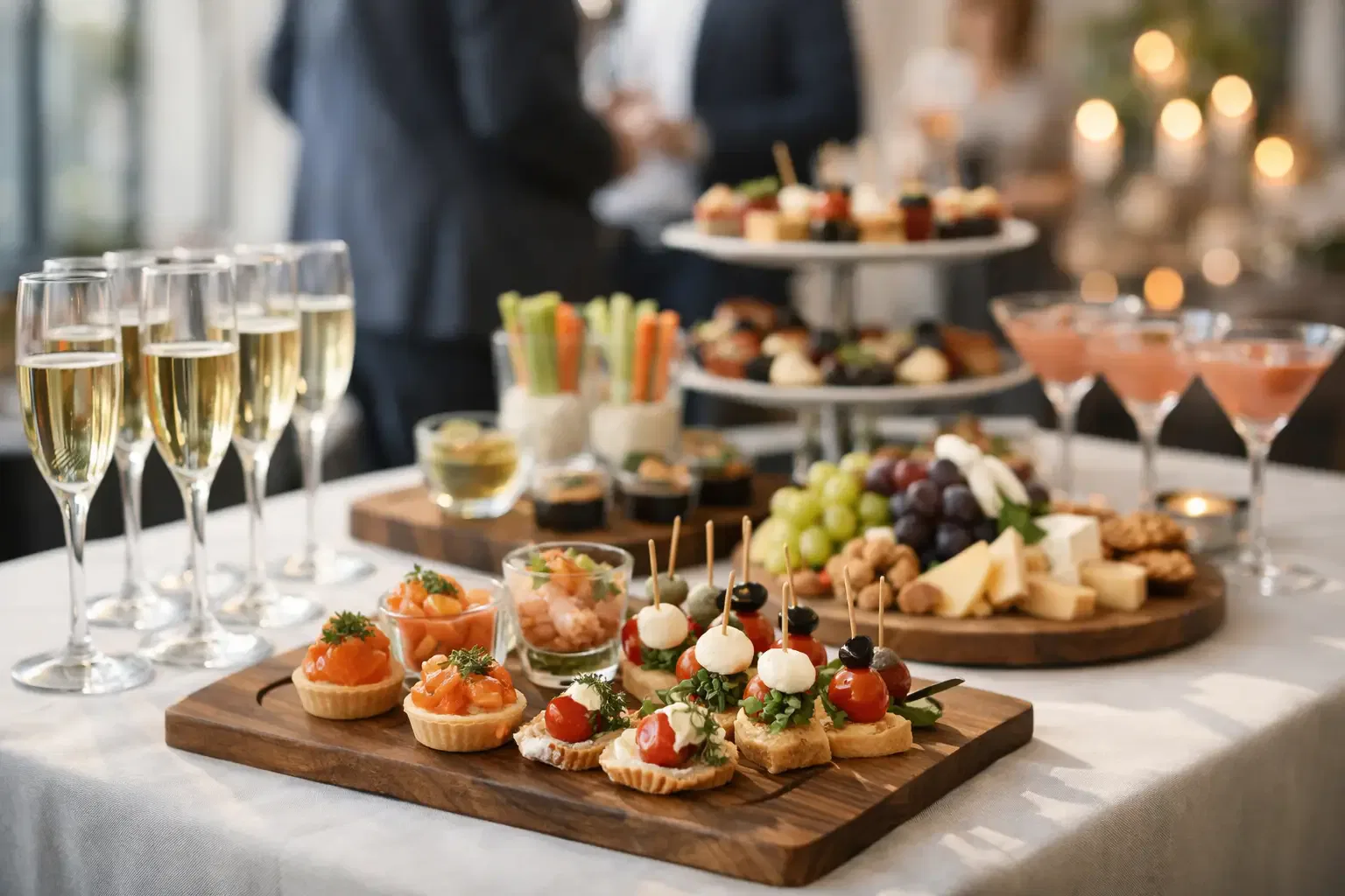10 receptie catering ideeën die sfeer maken