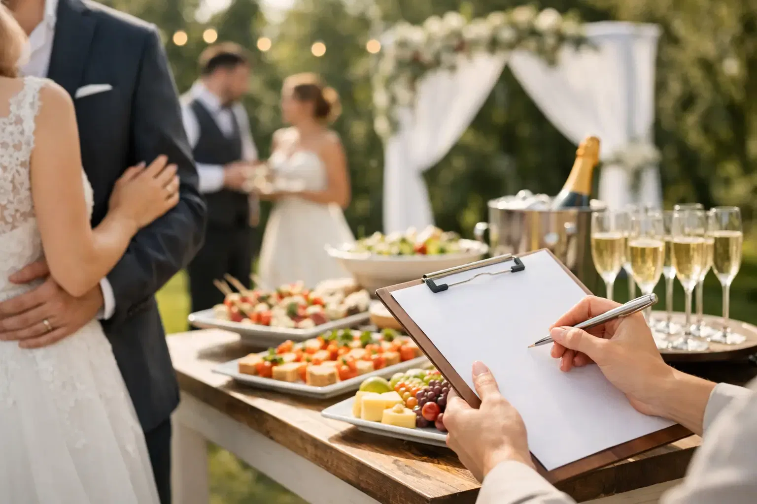 Bruiloft catering zonder stress regelen