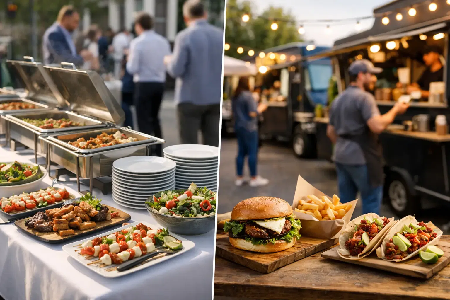 Buffet of foodtruck evenement? Zo kies je slim