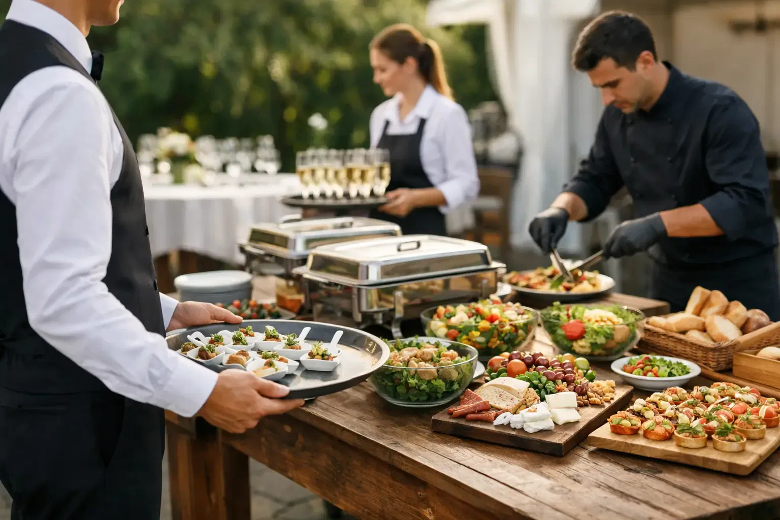 Complete eventcatering op locatie regelen