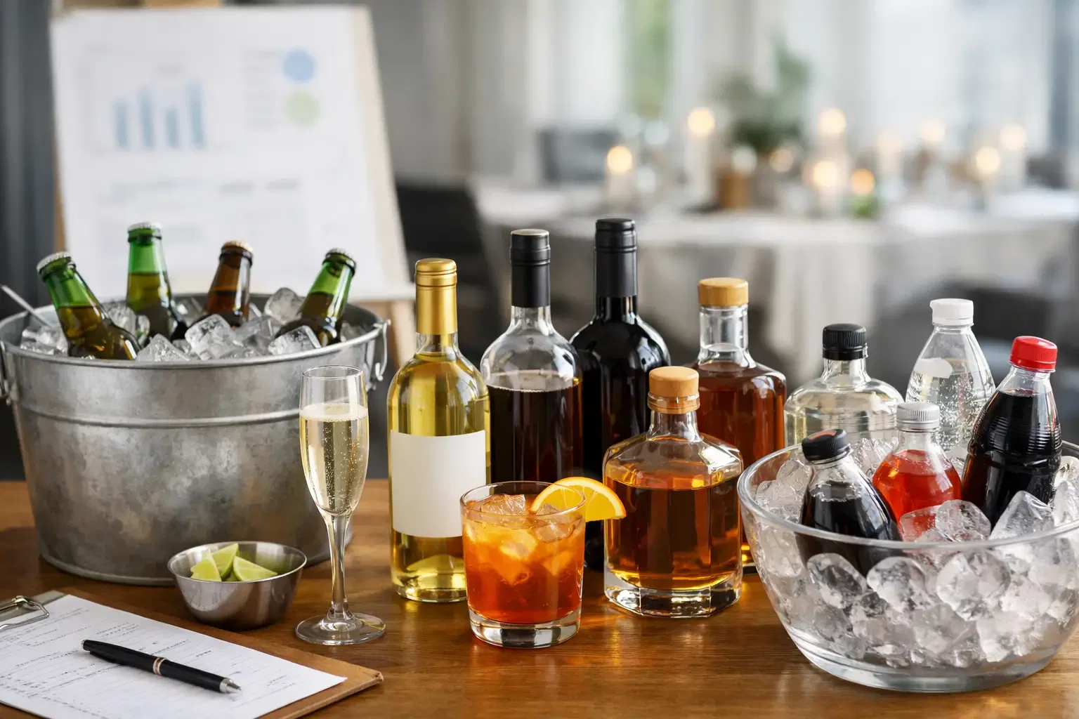 Hoeveel drank nodig voor je evenement?