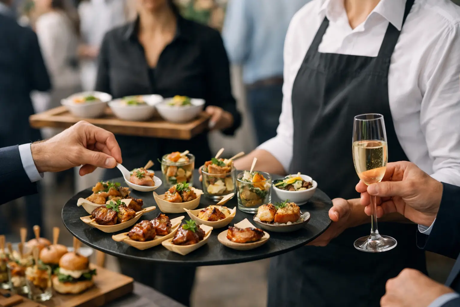 Walking dinner catering voor elk feest