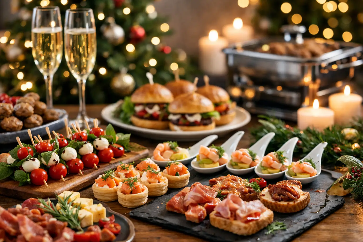 10 top ideeën voor kerstborrel catering