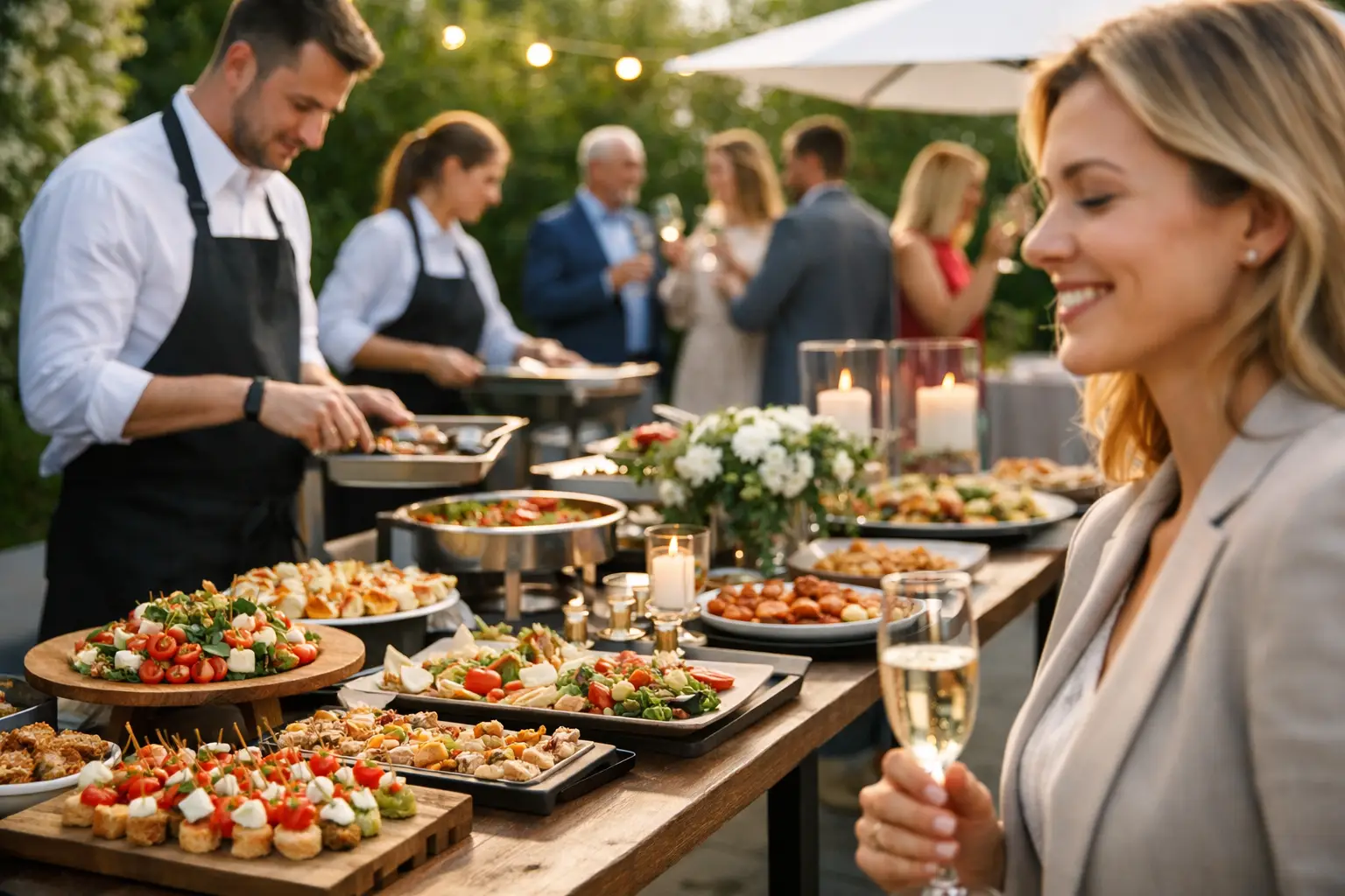 Feest organiseren met catering zonder stress
