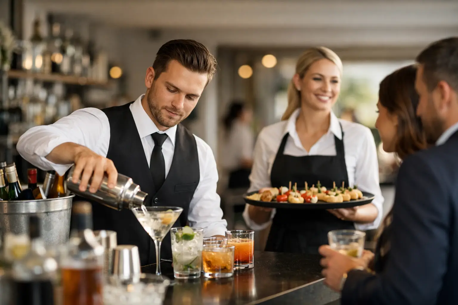 Feestcatering met barpersoneel regelen