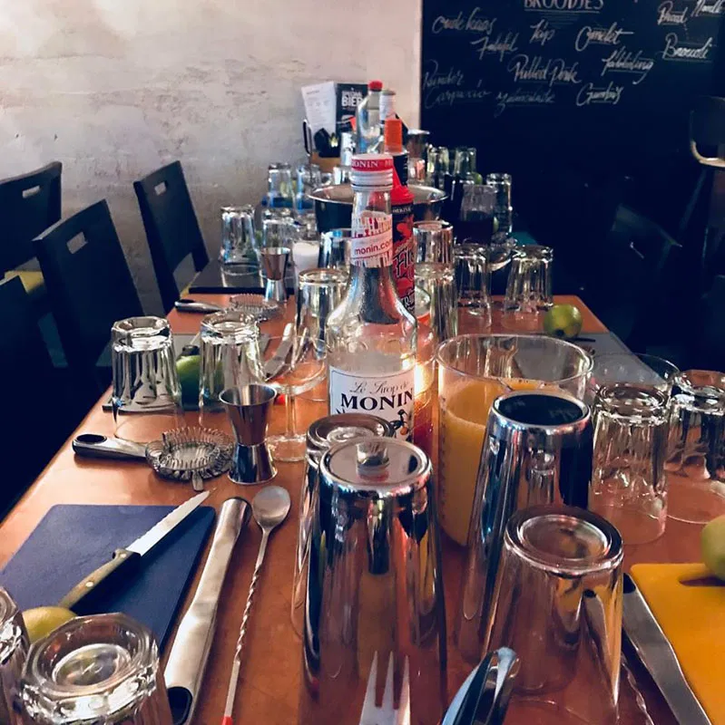 Cocktailworkshop benodigdheden